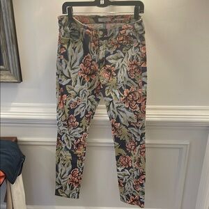 Floral Patterned Women's Jeans